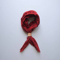 Poppy Red Silk Bandana