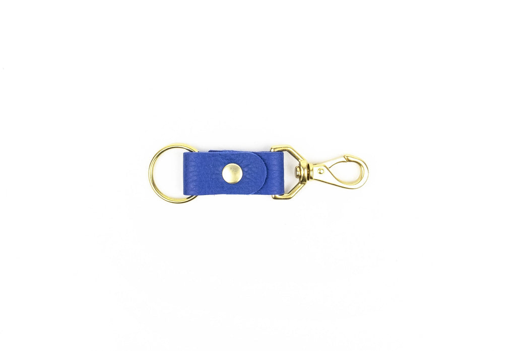 Keychain - Lapis Leather Primecut Modern Nomad Home decor store Denver CO Colorado