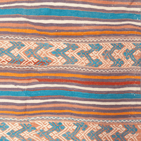 Rust & Teal Kilim Modern Nomad Home Modern Nomad Home decor store Denver CO Colorado