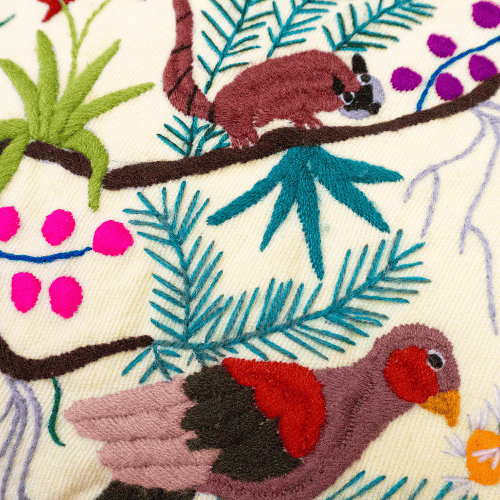 Oaxaca Embroidered Pillow Modern Nomad Home Modern Nomad Home decor store Denver CO Colorado