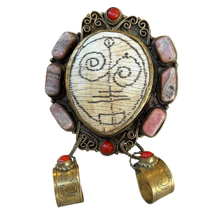 Carved Bone Statement Ring