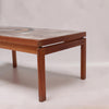 Image features a close up of the corner of a 1970's Vintage Ox Art Coffee Table