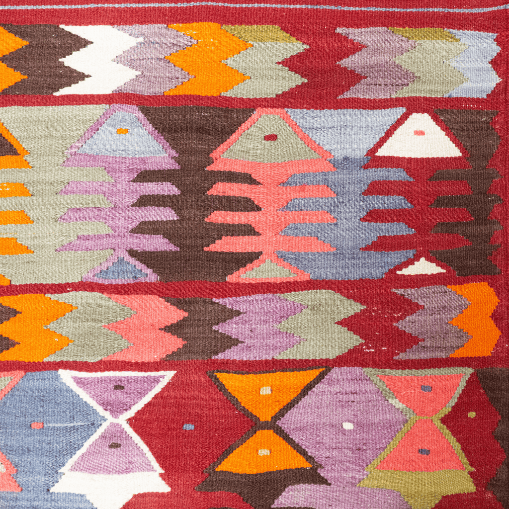 Pink Pattern Anatolian Area Rug Modern Nomad Home Modern Nomad Home decor store Denver CO Colorado