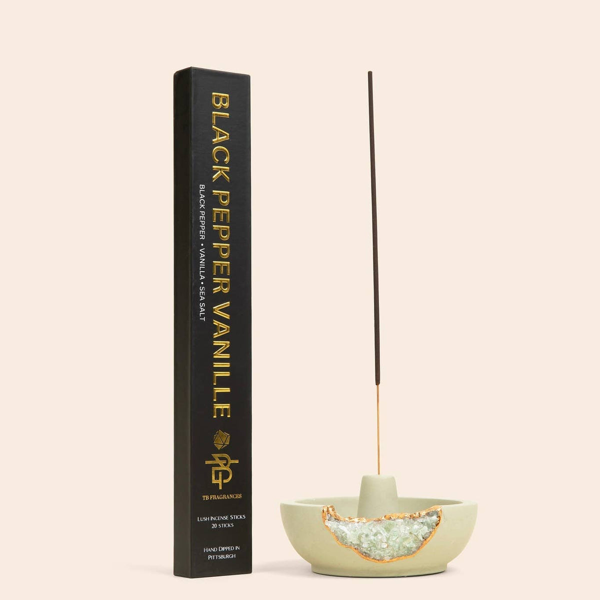 Black Pepper Vanille Incense TB Fragrances Modern Nomad Home decor store Denver CO Colorado