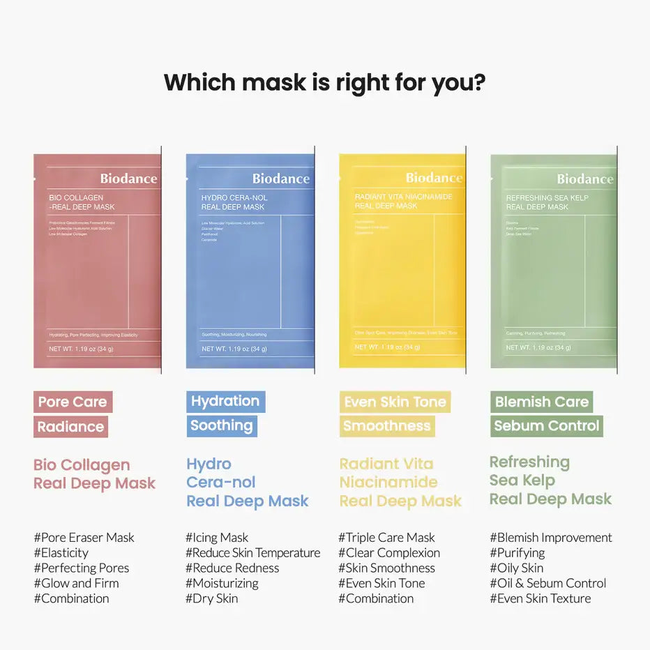 Refreshing Sea Kelp Real Deep Face Sheet Mask