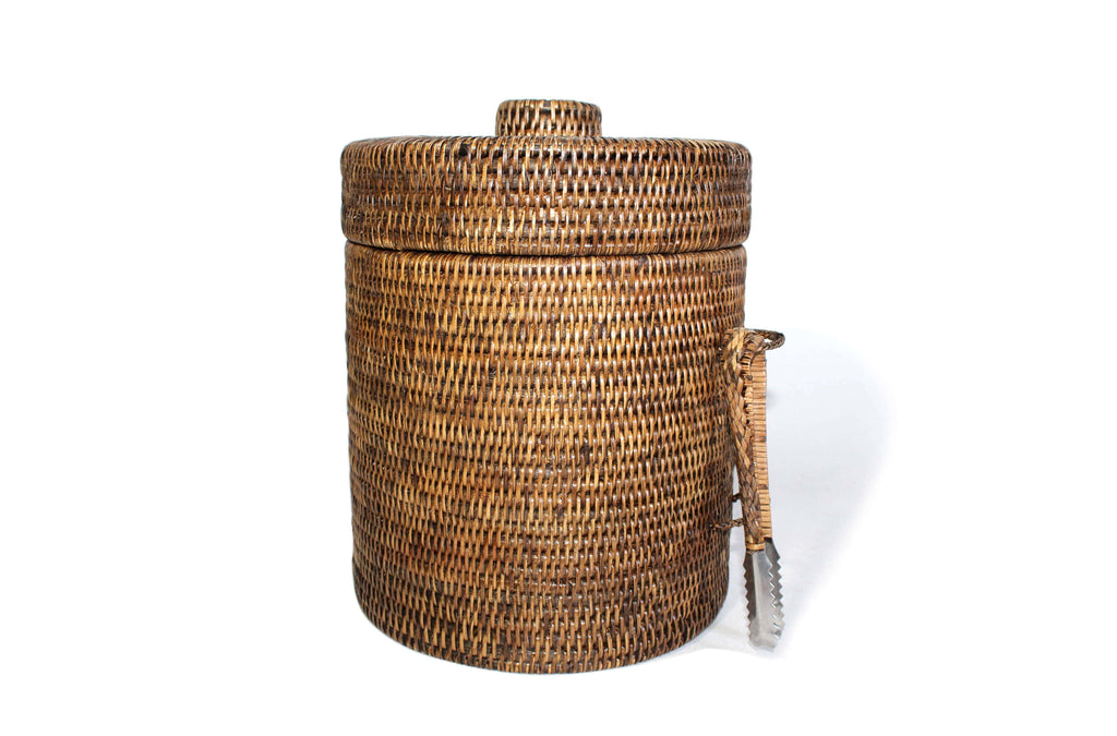 Round Ice Bucket  w/ Thermos Liner (Large) - AB 10.25'x12' Matahari Modern Nomad Home decor store Denver CO Colorado