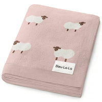 Cotton Swaddle Baby Blanket (Sheep)