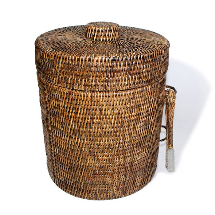 Round Ice Bucket  w/ Thermos Liner (Large) - AB 10.25'x12' Matahari Modern Nomad Home decor store Denver CO Colorado