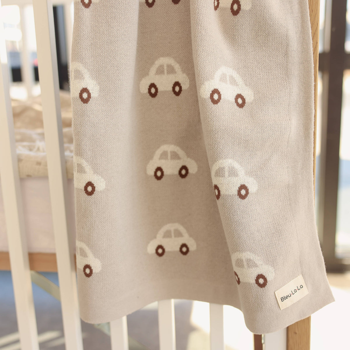 Cotton Swaddle Baby Blanket (Cars)
