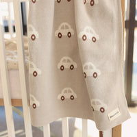 Cotton Swaddle Baby Blanket (Cars)