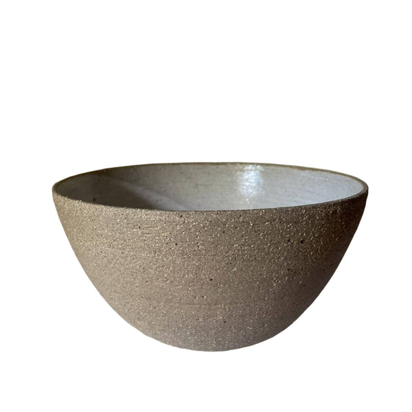 Ceramic bowl on a neutral background