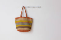 Shoulder Bag, jute / Sierra sunrise