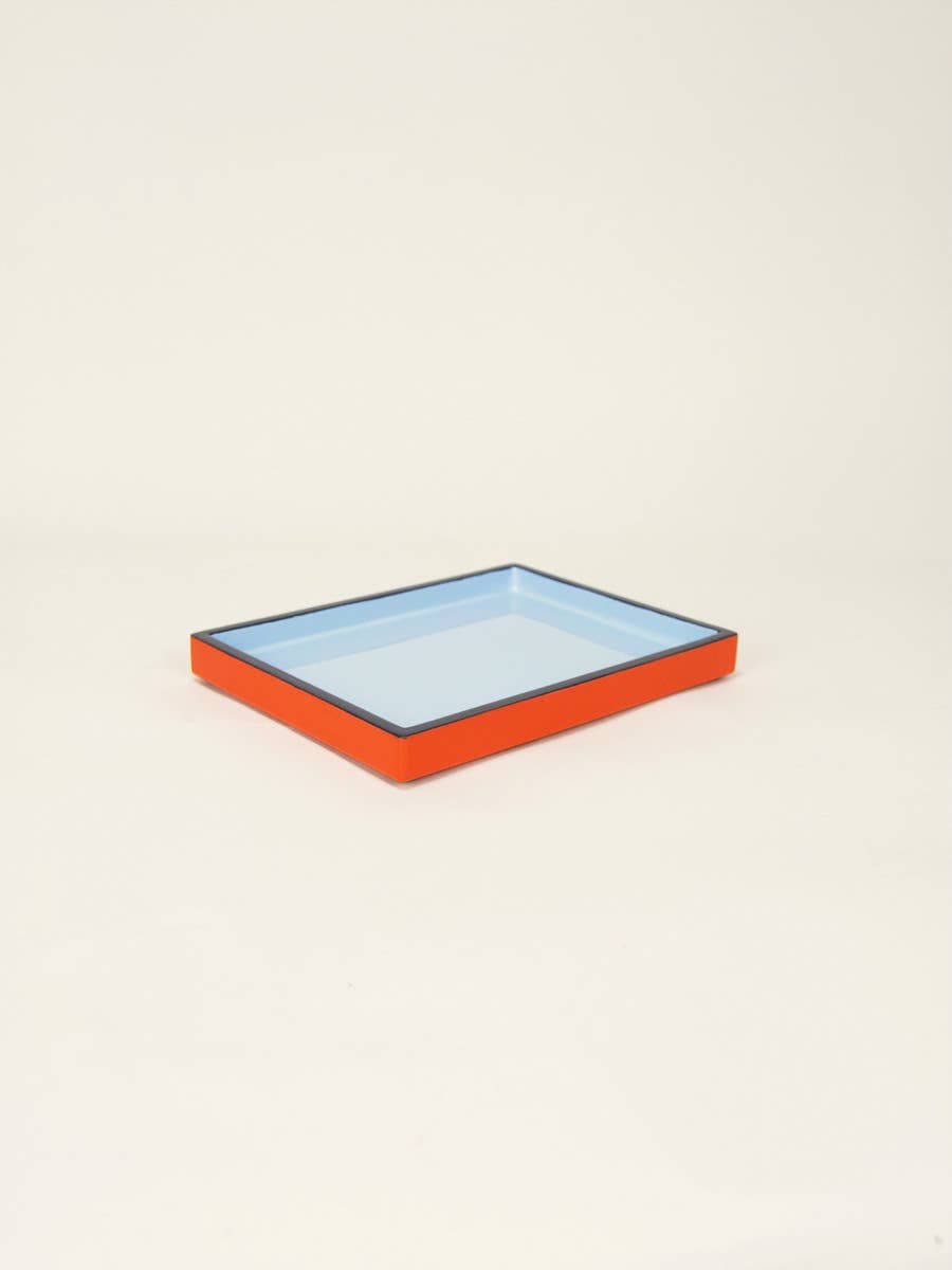Reine céleste rectangular trays (set of 3, S M L) rivêt - L'Indochineur Modern Nomad Home decor store Denver CO Colorado