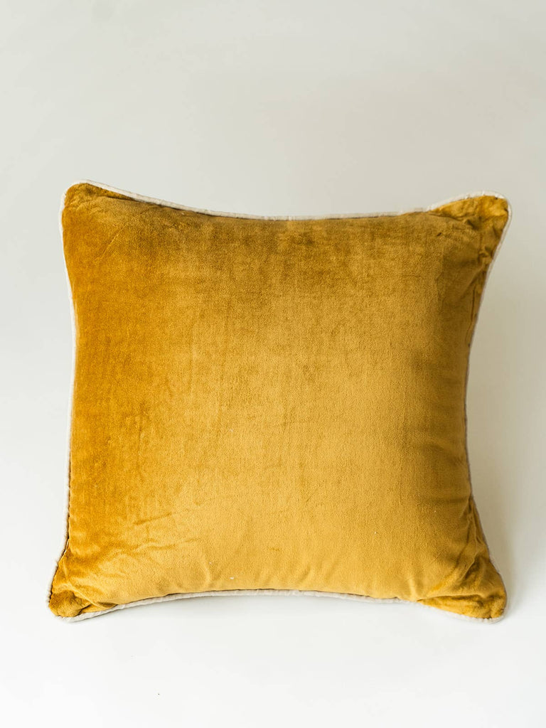 Velvet Linen Stripe Pillow Co.House Designs Modern Nomad Home decor store Denver CO Colorado