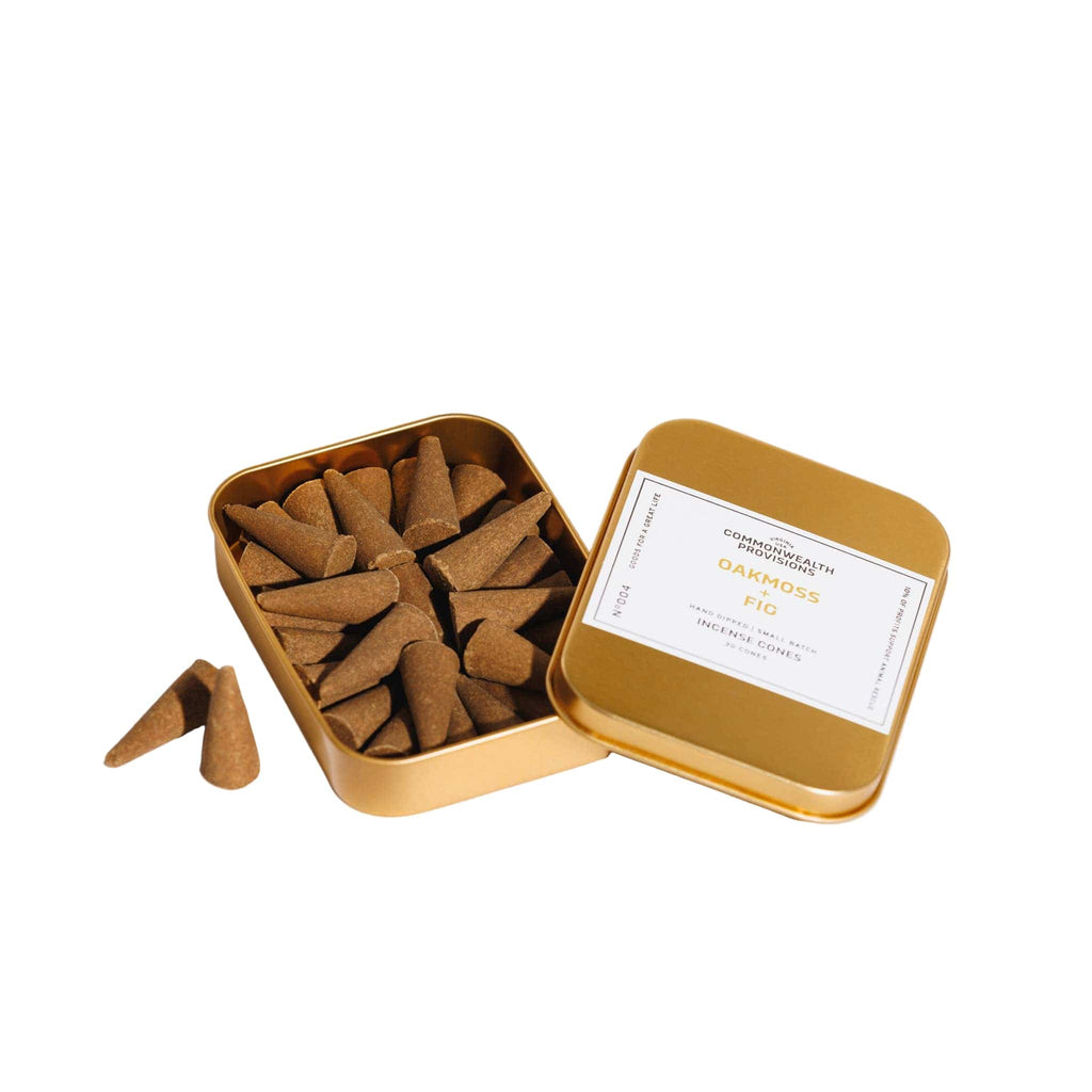 Incense Cones - Oakmoss + Fig Commonwealth Provisions Modern Nomad Home decor store Denver CO Colorado