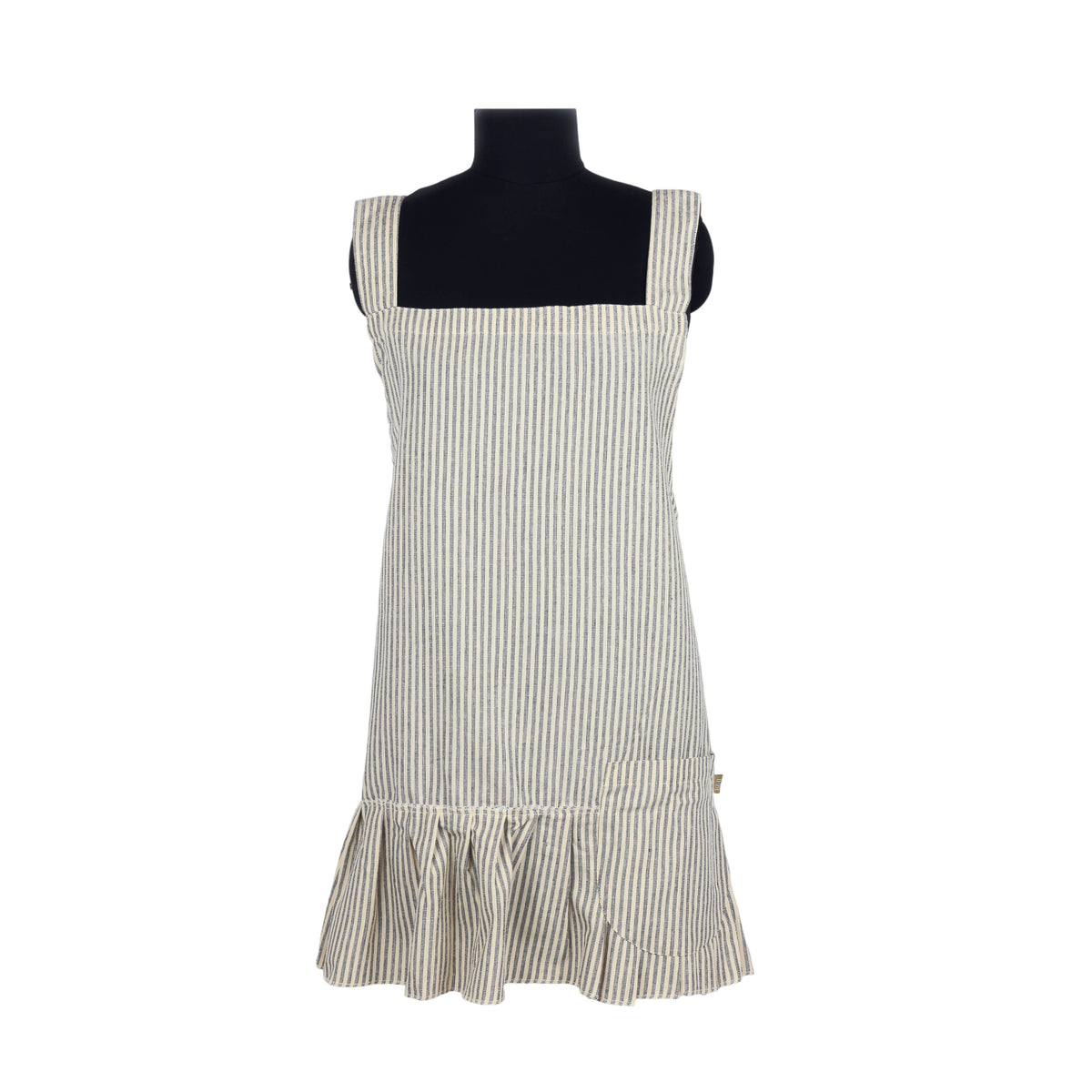 Manor Navy Stripe Pinafore Apron