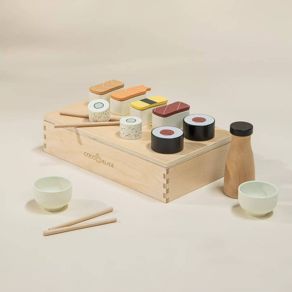 Wooden Sushi Playset Coco Village Modern Nomad Home decor store Denver CO Colorado
