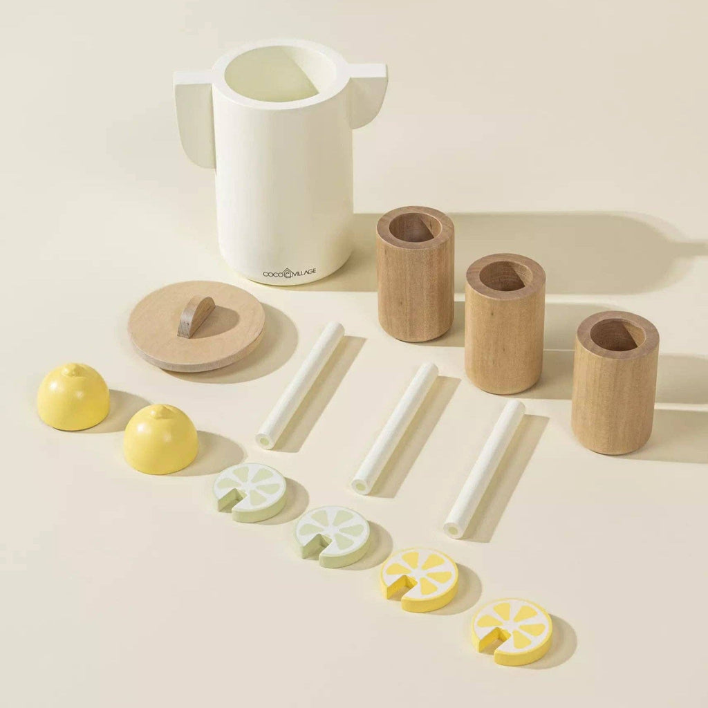 Wooden Lemonade Playset and Accessories Coco Village Modern Nomad Home decor store Denver CO Colorado