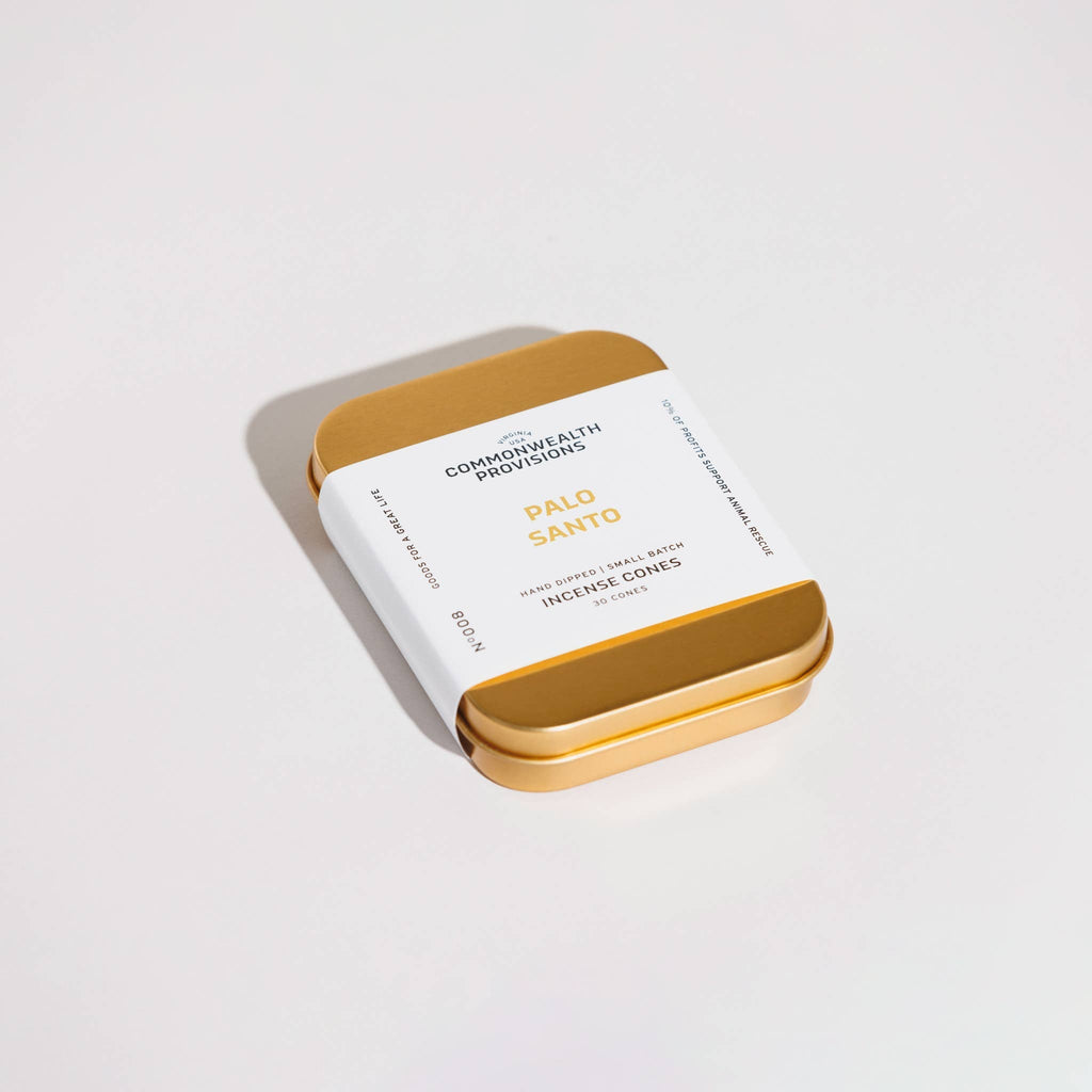 Incense Cones - Palo Santo Commonwealth Provisions Modern Nomad Home decor store Denver CO Colorado