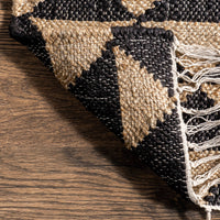 Arrowroot Geometric Tasseled Area Rug RUGS USA Modern Nomad Home decor store Denver CO Colorado