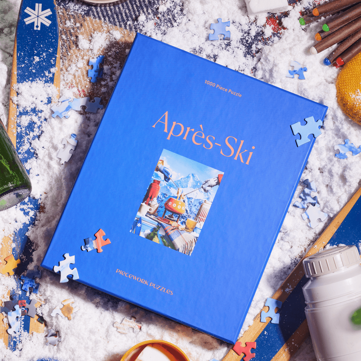 Après-Ski 1000 Piece Puzzle Piecework Puzzles Modern Nomad Home decor store Denver CO Colorado