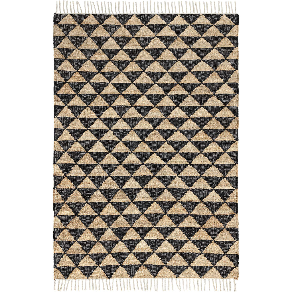 Arrowroot Geometric Tasseled Area Rug RUGS USA Modern Nomad Home decor store Denver CO Colorado