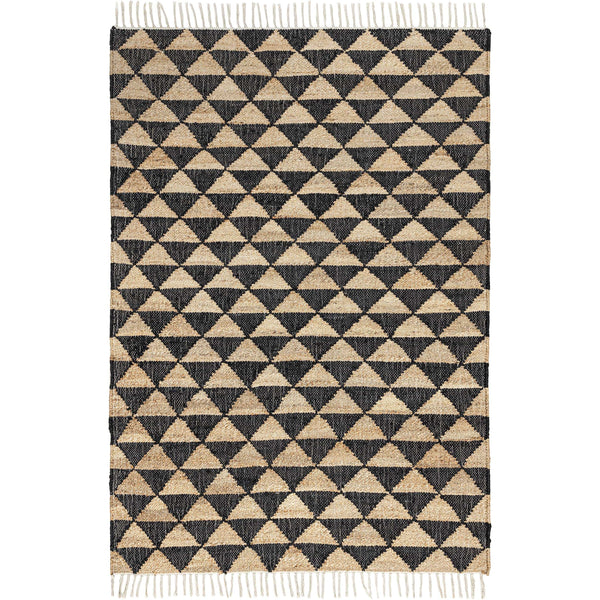 Arrowroot Geometric Tasseled Area Rug RUGS USA Modern Nomad Home decor store Denver CO Colorado