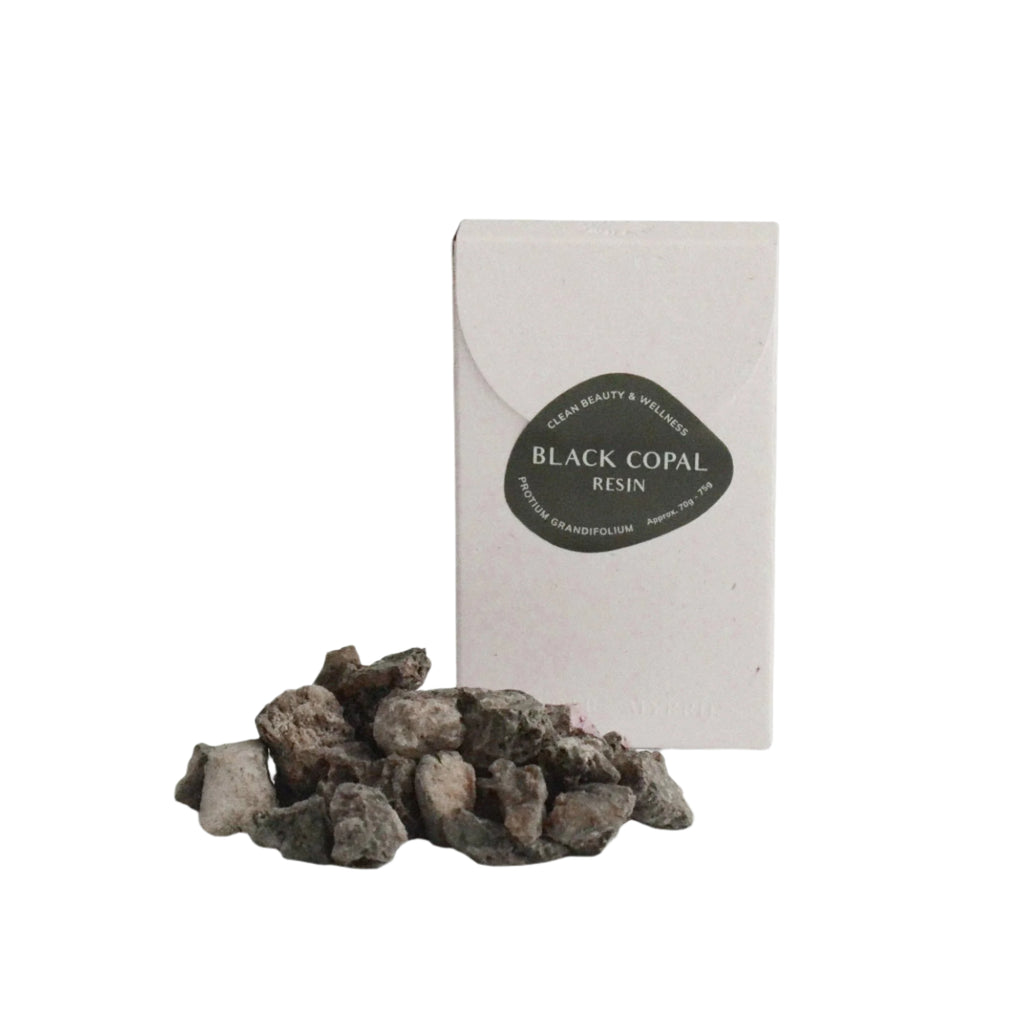 Black Copal Resin Incense Cedar and Myrrh Modern Nomad Home decor store Denver CO Colorado