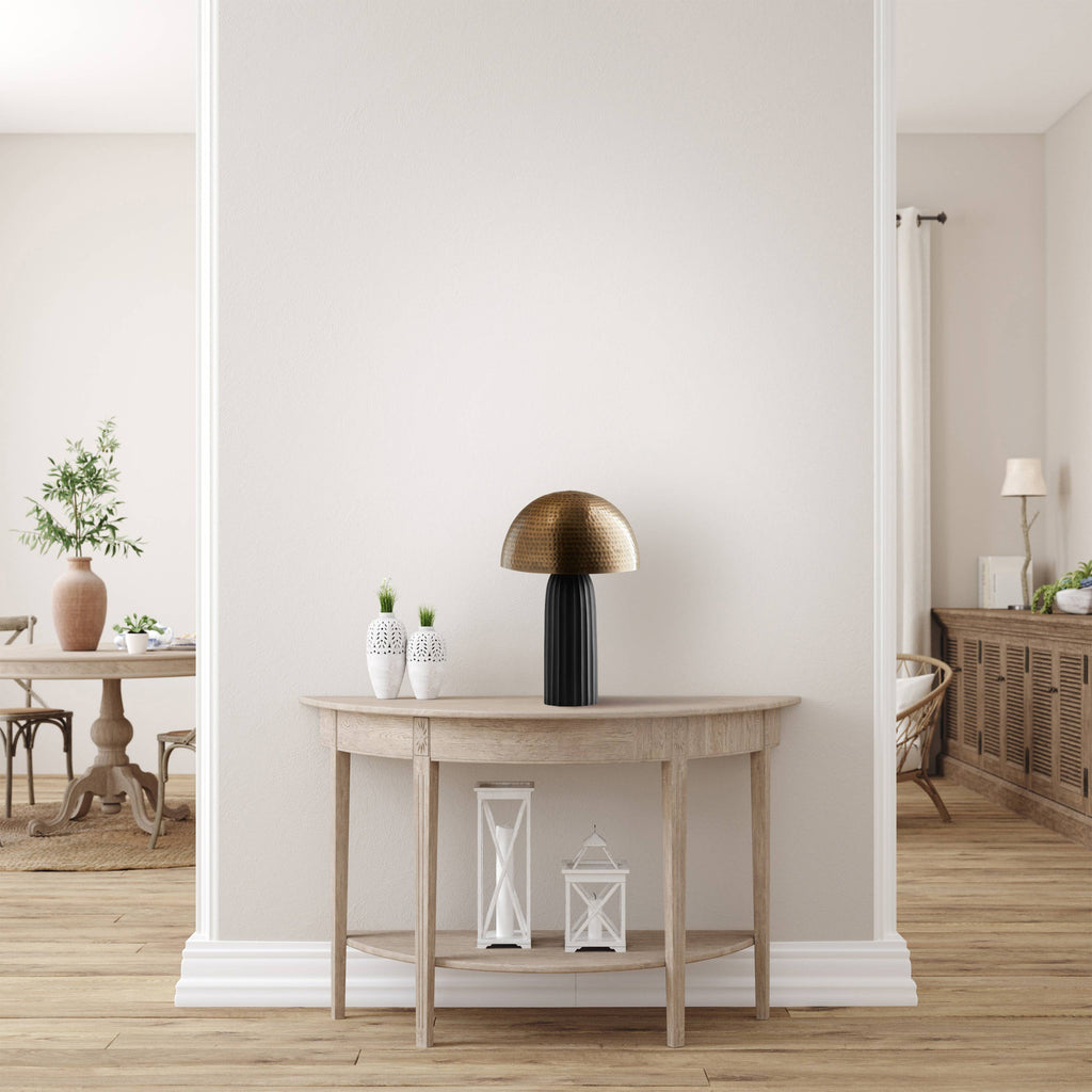 Brass Mushroom Lamp River of Goods Modern Nomad Home decor store Denver CO Colorado