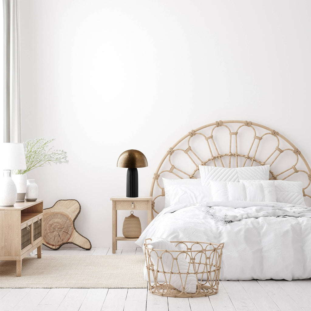 Brass Mushroom Lamp River of Goods Modern Nomad Home decor store Denver CO Colorado