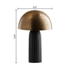 Brass Mushroom Lamp River of Goods Modern Nomad Home decor store Denver CO Colorado