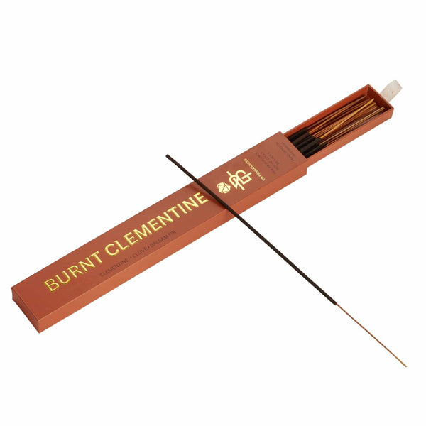 Burnt Clementine – Warm & Spiced Citrus Holiday Incense TB Fragrances Modern Nomad Home decor store Denver CO Colorado