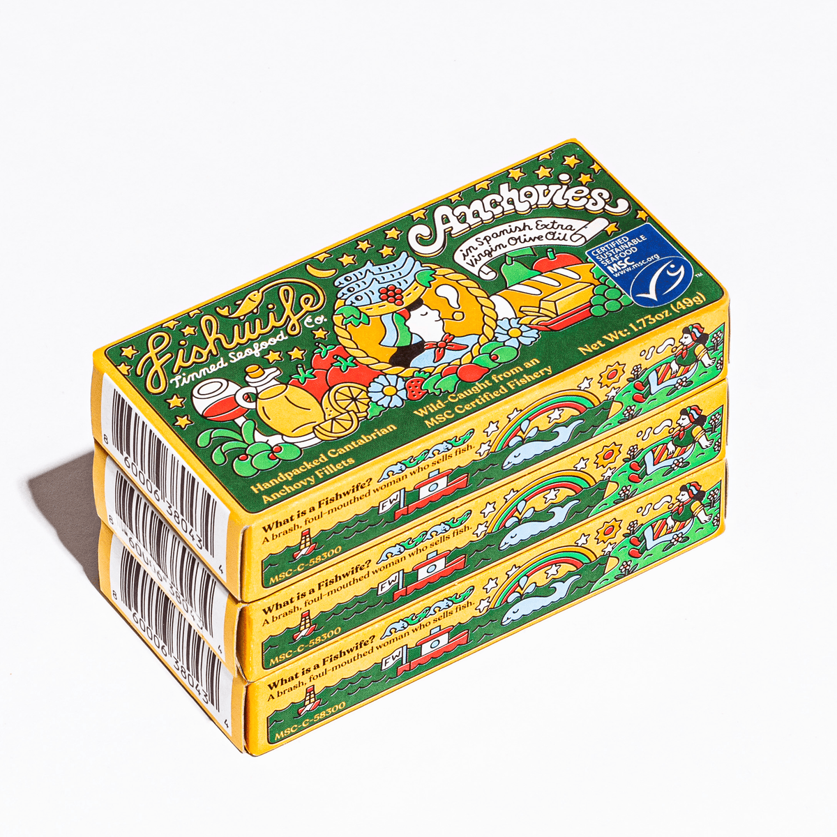 Cantabrian Anchovies in Extra Virgin Olive Oil Fishwife Modern Nomad Home decor store Denver CO Colorado