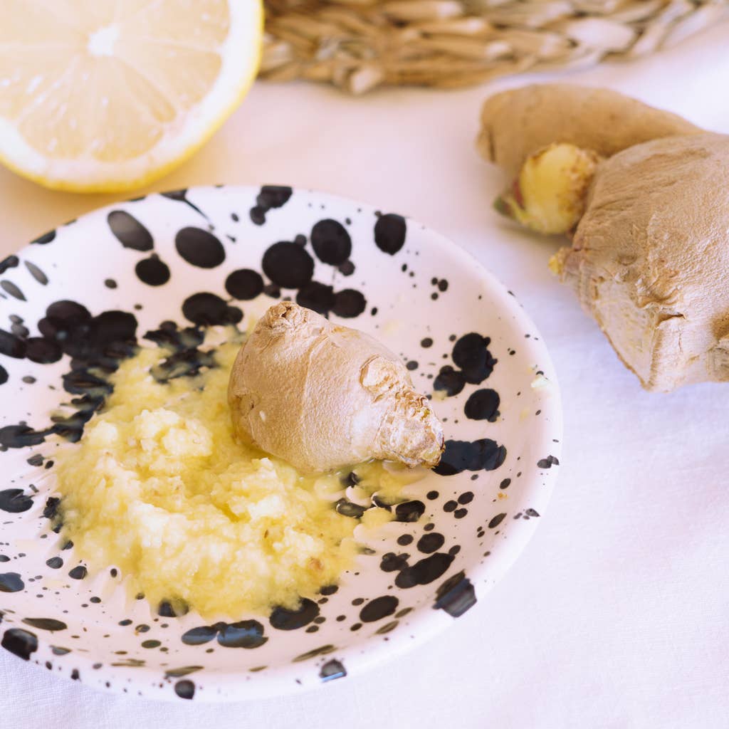 Ceramic Garlic Grater - Black Alfar Tierra Cocida Modern Nomad Home decor store Denver CO Colorado