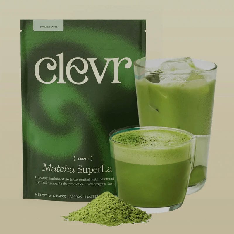 Clevr Matcha SuperLatte at Modern Nomad Home, Denver CO