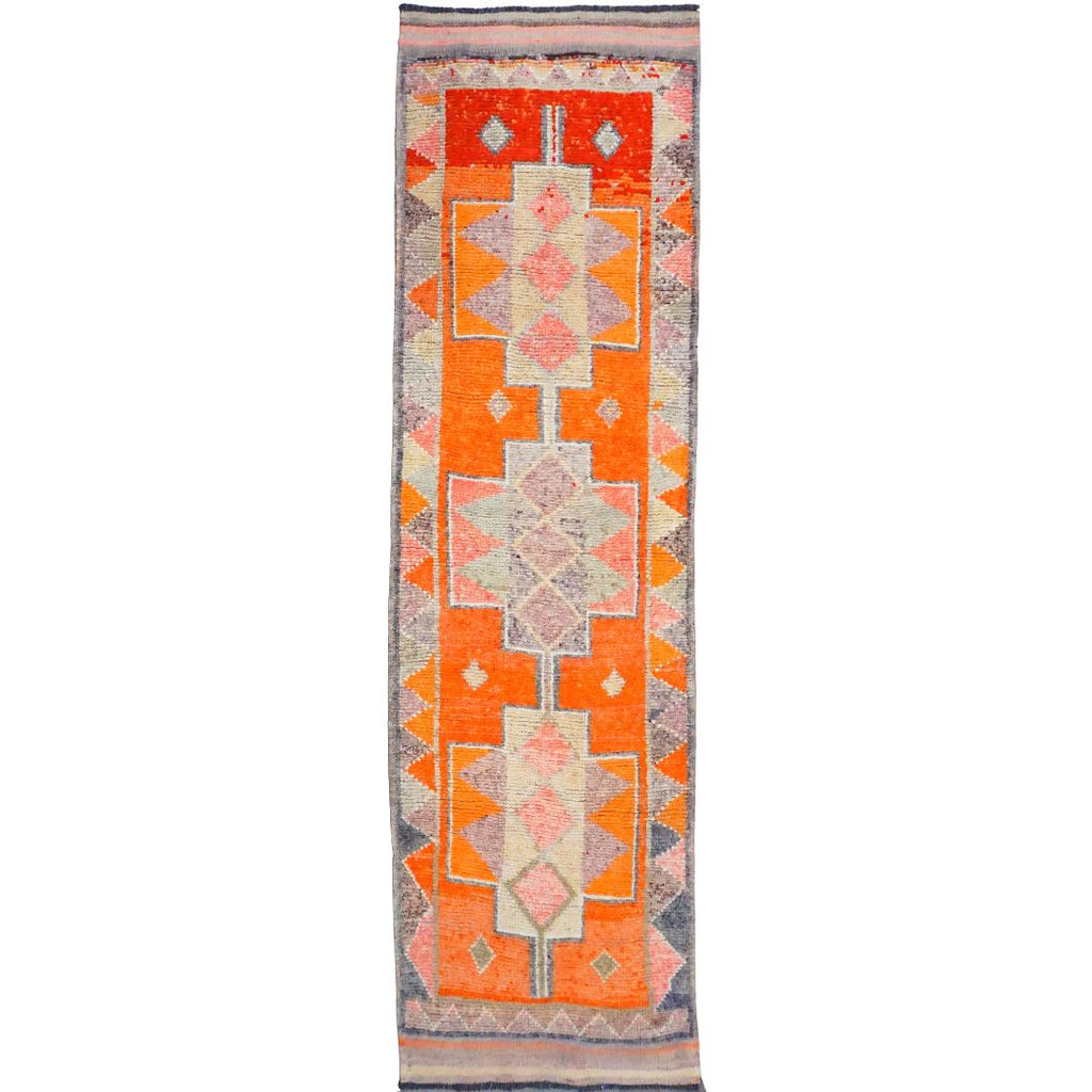 Colorful Pastel Turkish Runner Modern Nomad Home Modern Nomad Home decor store Denver CO Colorado