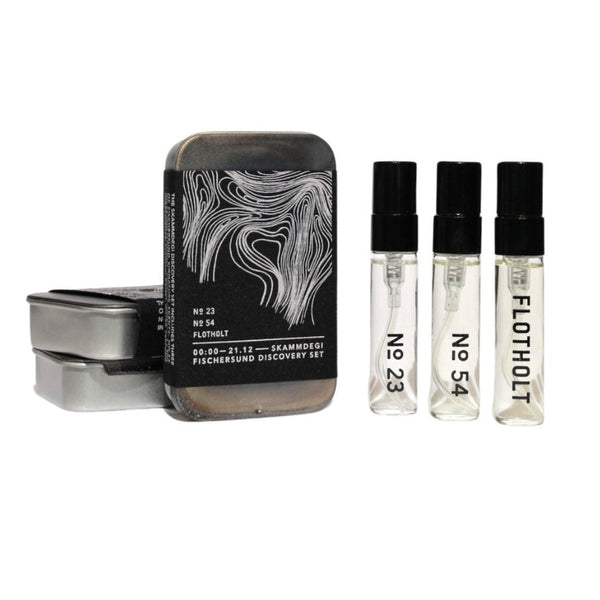 Skammdegi ‘Dark’ Fragrance Discovery Set Fischersund Modern Nomad Home decor store Denver CO Colorado