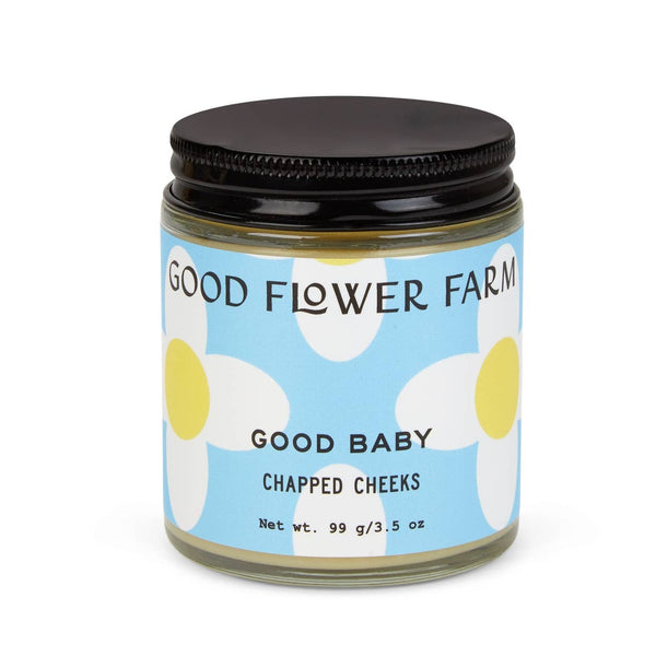 GOOD BABY CHAPPED CHEEKS closed jar product photo with no background 