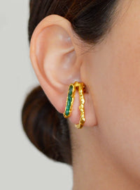 Gazhy Emerald Earcuff