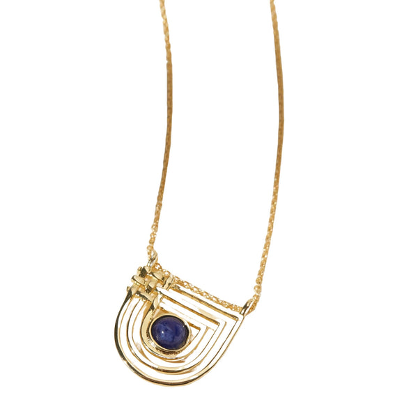 Golden Era Necklace - Lapis product photo 