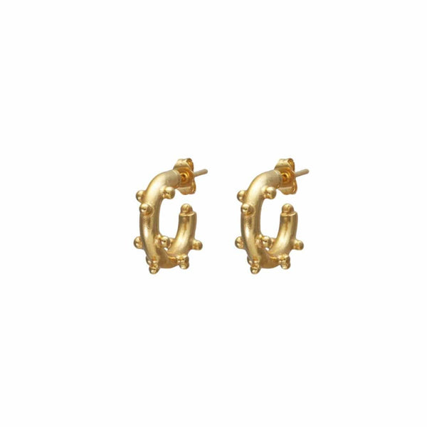 Granulate Mini Hoops FAOBA JOYAS Modern Nomad Home decor store Denver CO Colorado