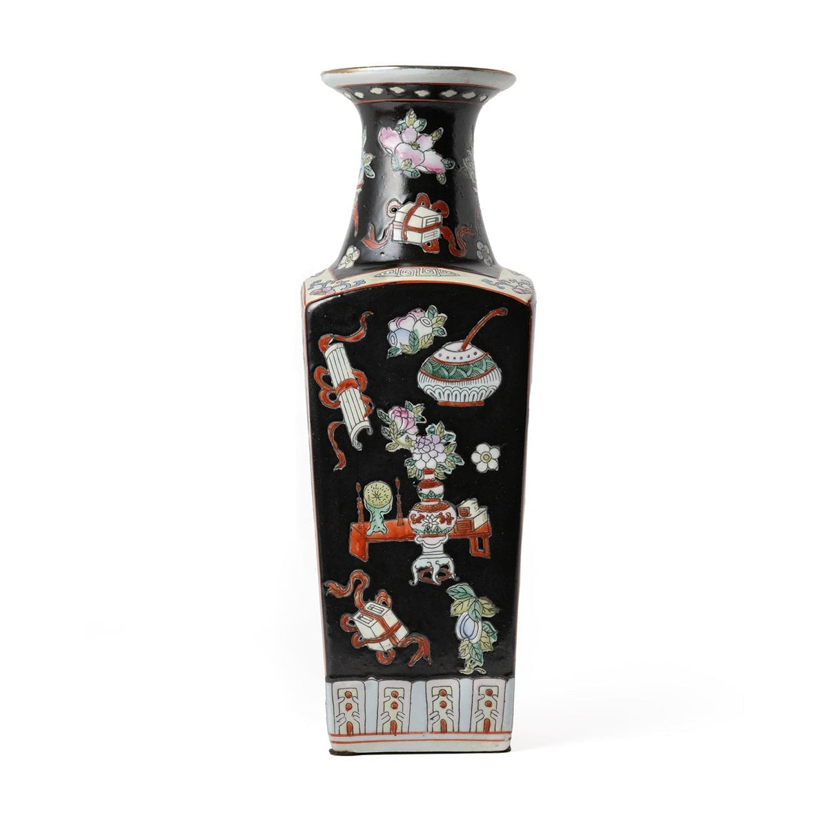 Hand-Painted Antique Chinese Vase Modern Nomad Home Modern Nomad Home decor store Denver CO Colorado