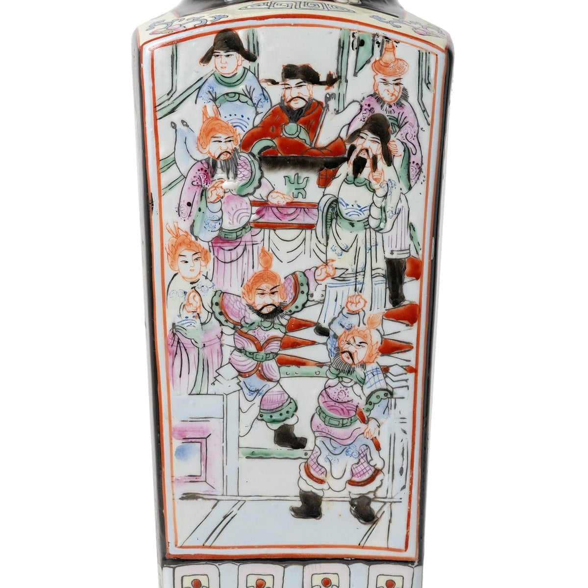Hand-Painted Antique Chinese Vase Modern Nomad Home Modern Nomad Home decor store Denver CO Colorado
