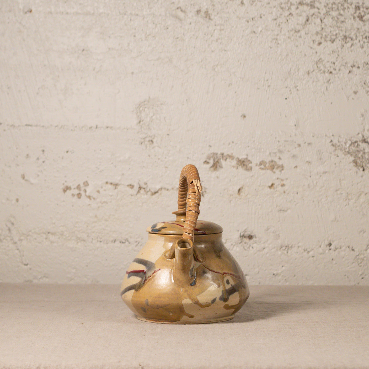 Camo Canvas Ceramic Teapot
