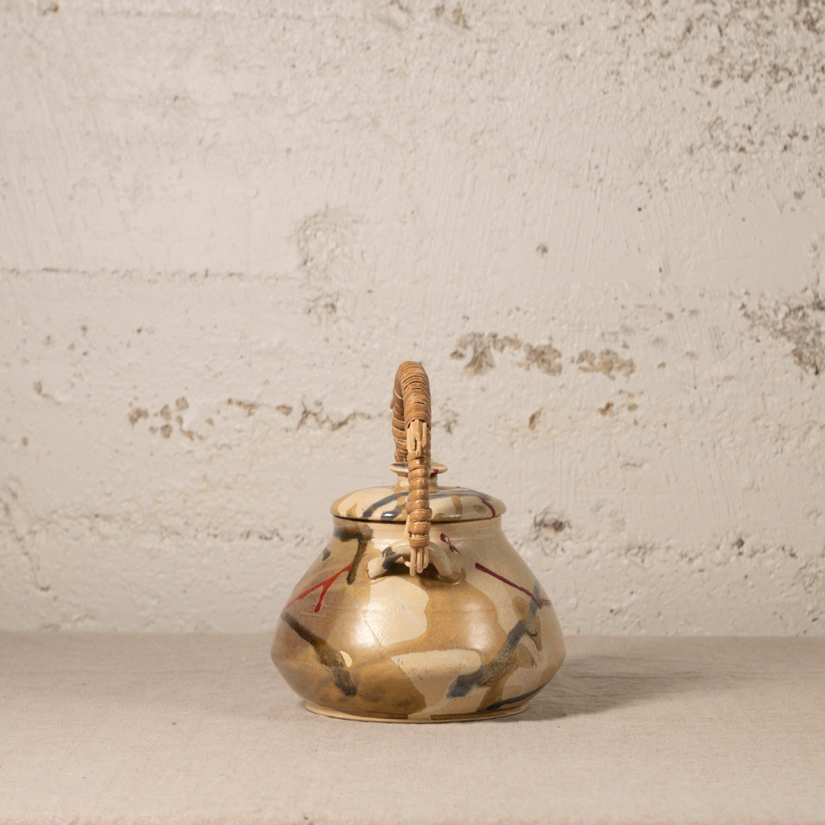 Camo Canvas Ceramic Teapot