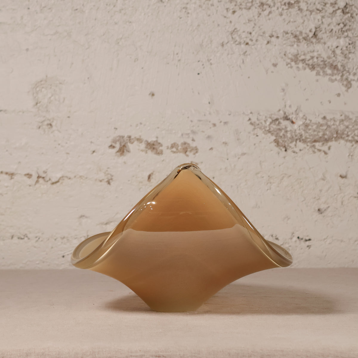 Pearlescent Glass Wave Bowl