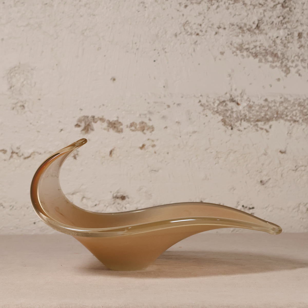 Pearlescent Glass Wave Bowl
