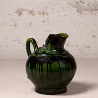 Vintage Mexican Drip Glaze Pottery Vessels