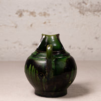 Vintage Mexican Drip Glaze Pottery Vessels
