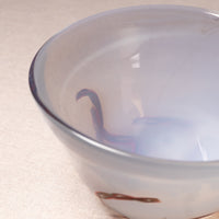 Handblown Milky Glass Bowl